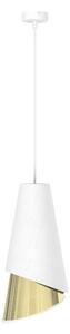 Lampada a sospensione con cavo MODA 1xE27/15W/230V bianco/oro
