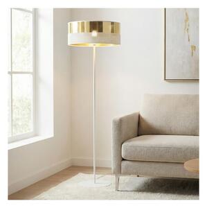 Lampada da terra LUX 1xE27/15W/230V bianco/oro