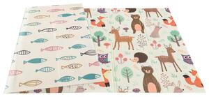Tappeto Morbido per Bambini 200x150 cm in XPE Fantasia Animali
