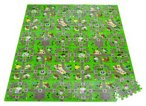 Tappeto Puzzle per Bambini 182,5x182,5 cm in EVA Multicolore