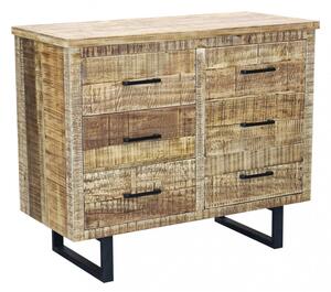 Mobile Bertram 100x45x83 h cm in Legno Marrone