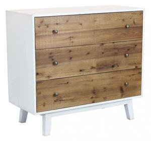Mobile Barney 100x45x90 h cm in Legno Bianco