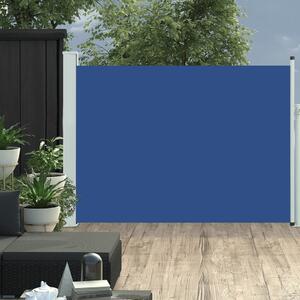 Tenda Laterale Retrattile per Patio 117x500 cm Blu