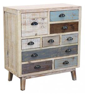 Mobile Braden 80x39x88 h cm in Legno Multicolor