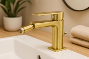 Miscelatore bidet oro spazzolato finitura pvd alpha - Olimpo Docce