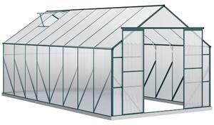 Serra da Giardino 244x500x216 cm in Policarbonato Verde