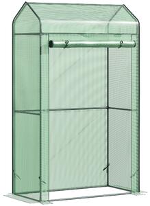 Serra da Balcone Verticale 100x51x170 cm in Polietilene Verde