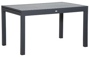 Tavolo Allungabile da Giardino 135-270x90x75 cm in Alluminio Grigio