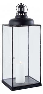 Lanterna Missie Piccola 25x25x66 h cm in Acciaio Antracite