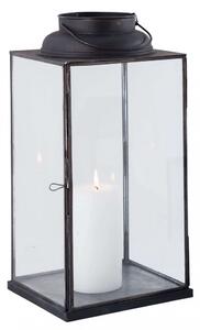 Lanterna Naomi Grande 20,5x20,5x44 h cm in Acciaio Antracite