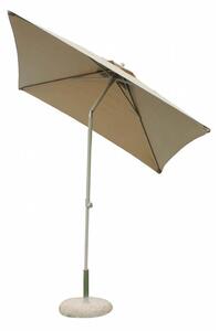 Ombrellone da Giardino Nice 2x2 m in Alluminio Tortora