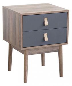 Mobiletto Pascal 45x39x59 h cm in Legno Grigio