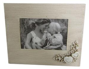 Portafoto 18x13 Shabby Chic Rettangolare 26,5x2,5x22,5 h cm in MDF