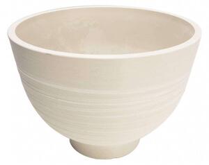 Vaso Piccolo Narciso Ø25x18,5 cm in Fibra sintetica Bianco