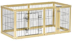 Gabbia per Cani 70x62 cm in Plastica e Filo di Acciaio