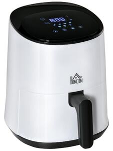 Friggitrice ad Aria 1300W 2,5 Litri con Pannello LED Bianca e Nera