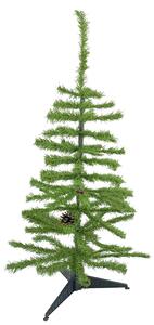 Albero di Natale 70H cm Rami pieghevoli e pigne Abete Artificiale in PVC