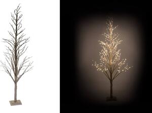 Albero di Natale Luminoso 306 LED in Carta H210cm Oro