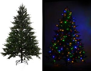 Albero di Natale Luminoso 250 LED H195cm Verde