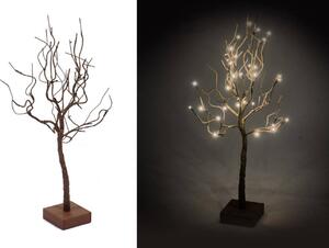 Albero di Natale Luminoso 32 LED in Carta H53cm Marrone