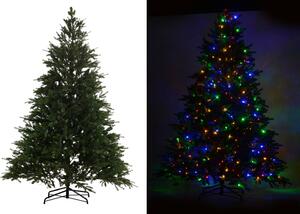 Albero di Natale Luminoso 350 LED H225cm Verde