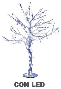 Albero di Natale Luminoso con 216 Led Bianco Freddo H100cm Ciliegio
