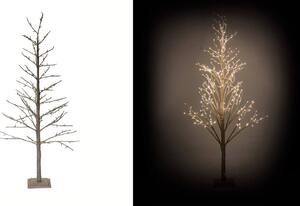 Albero di Natale Luminoso 186 LED in Carta H150cm Oro
