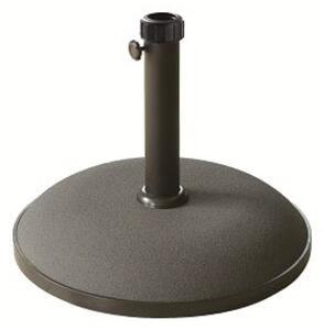 Base per Ombrellone da Giardino 50x50x42 cm in Cemento e Ferro Grigio Scuro