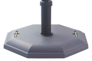 Base per Ombrellone da Giardino 48x48x38 cm in Cemento e Ferro Grigio Scuro