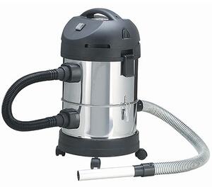 Bidone Aspiracenere Aspirapolvere Aspiraliquidi 1400W Fusto in Acciaio 28 Litri Bauer