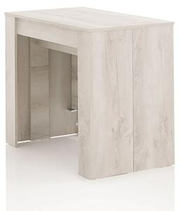 Consolle Allungabile 54/252x78,5x78 cm in Melamina Pino Bianco