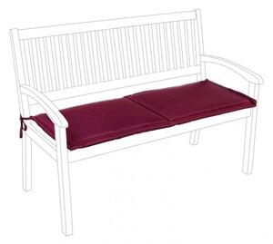 Cuscino Poly180 Bordeaux per Panca 2 Posti in Tessuto per Esterno
