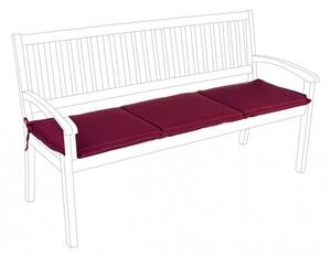 Cuscino Poly180 Bordeaux per Panca 3 Posti in Tessuto per Esterno