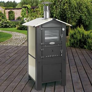 Forno a Legna da Esterno in Acciaio Fontana Forni Forno Italia