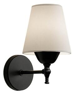 Lampada da parete ASPARAGUS 1xE27/40W/230V nero/crema