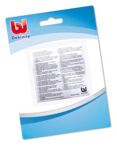 Kit 10 Toppe Standard per Riparazione Piscina Bestway Ripara Piscine Fuoriterra