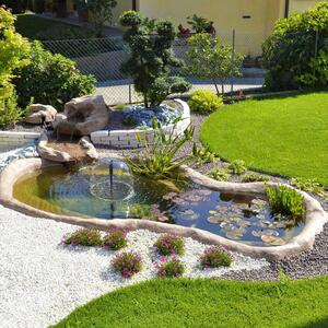 Laghetto Artificiale Roccia a Bordo Largo 360x210x52 cm 2000 Litri