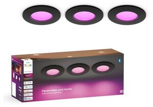 Philips - Set da 3 faretti da incasso per bagno LED RGBW dimmerabili Hue SLIM LED/8,3W/230V IP44