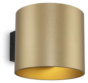Lampada da parete Ceiling & Wall in Alluminio Rond Opaco Oro