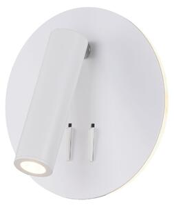 Lampada da parete Ceiling & Wall in Alluminio Ios 176 Bianco