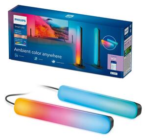 Philips - SET 2x Lampada dimmerabile LED RGBIC SMART GRADIENT/8W/230V Wi-Fi