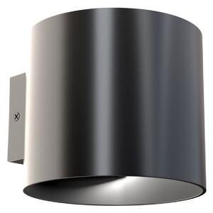Lampada da parete Ceiling & Wall in Alluminio Rond Nero