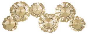 Lampada da Muro Gispy Glam 3 Luci 85x8x34 cm in Ferro Oro