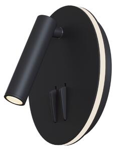 Lampada da parete Ceiling & Wall in Alluminio Ios 176 Nero