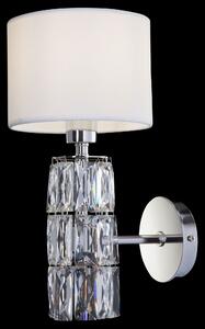 Lampada da parete Modern in Metallo e Vetro Talento Cromo
