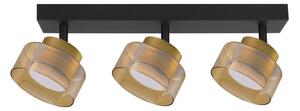 Brilagi - LED Faretto orientabile AURA LUX 3xGX53/30W/230V nero/oro
