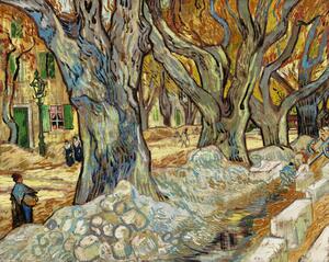 Riproduzione The Large Plane Trees, Vincent van Gogh