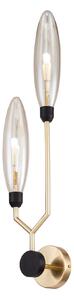 Lampada da parete Modern in Metallo Ventura Opaco Oro