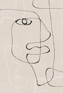 Illustrazione Abstract Face No1, THE MIUUS STUDIO