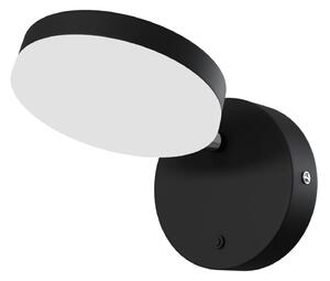 Lampada da parete Modern in Metallo e Acrilico Fad Nero